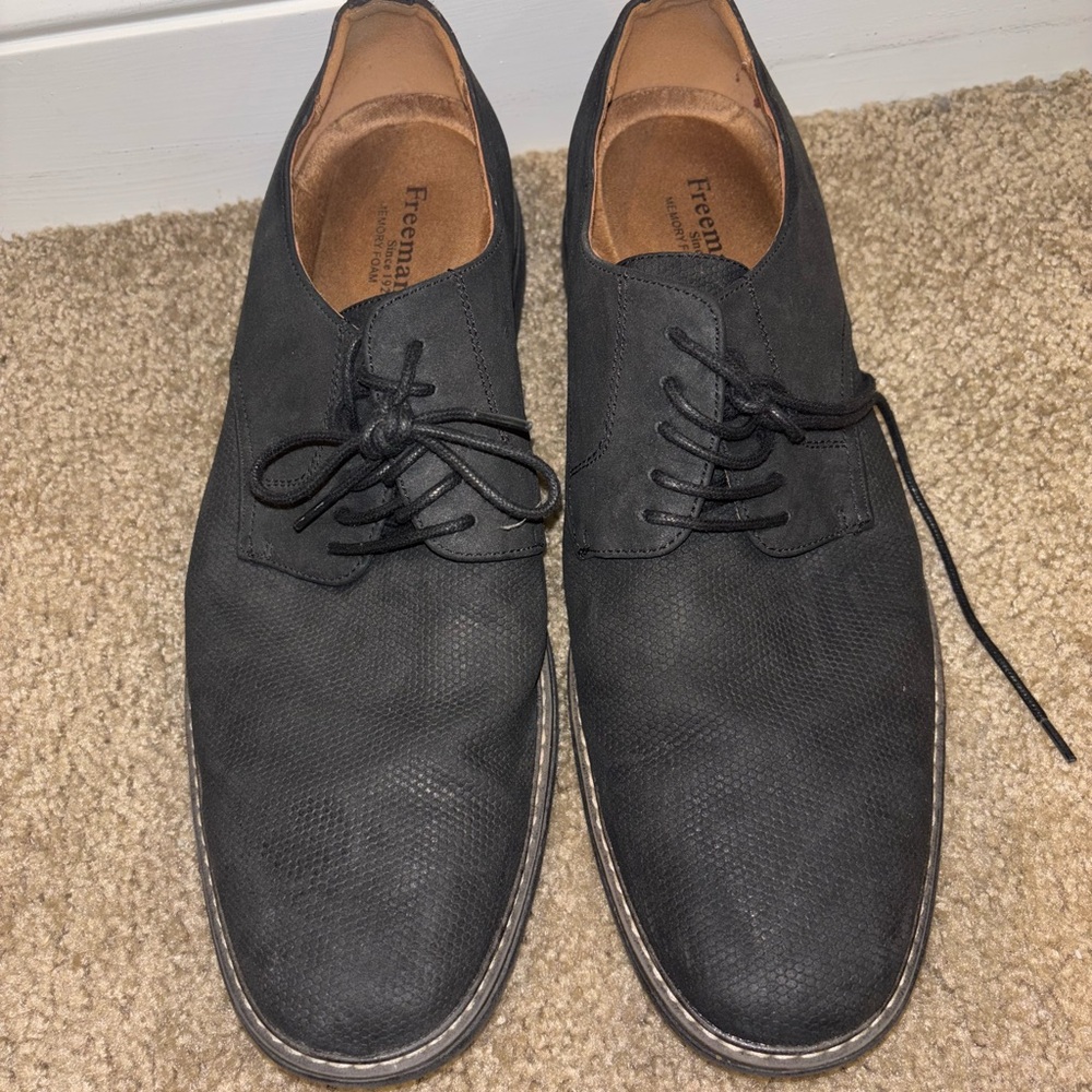 Freeman Black Men's Dress Shoes Size 11